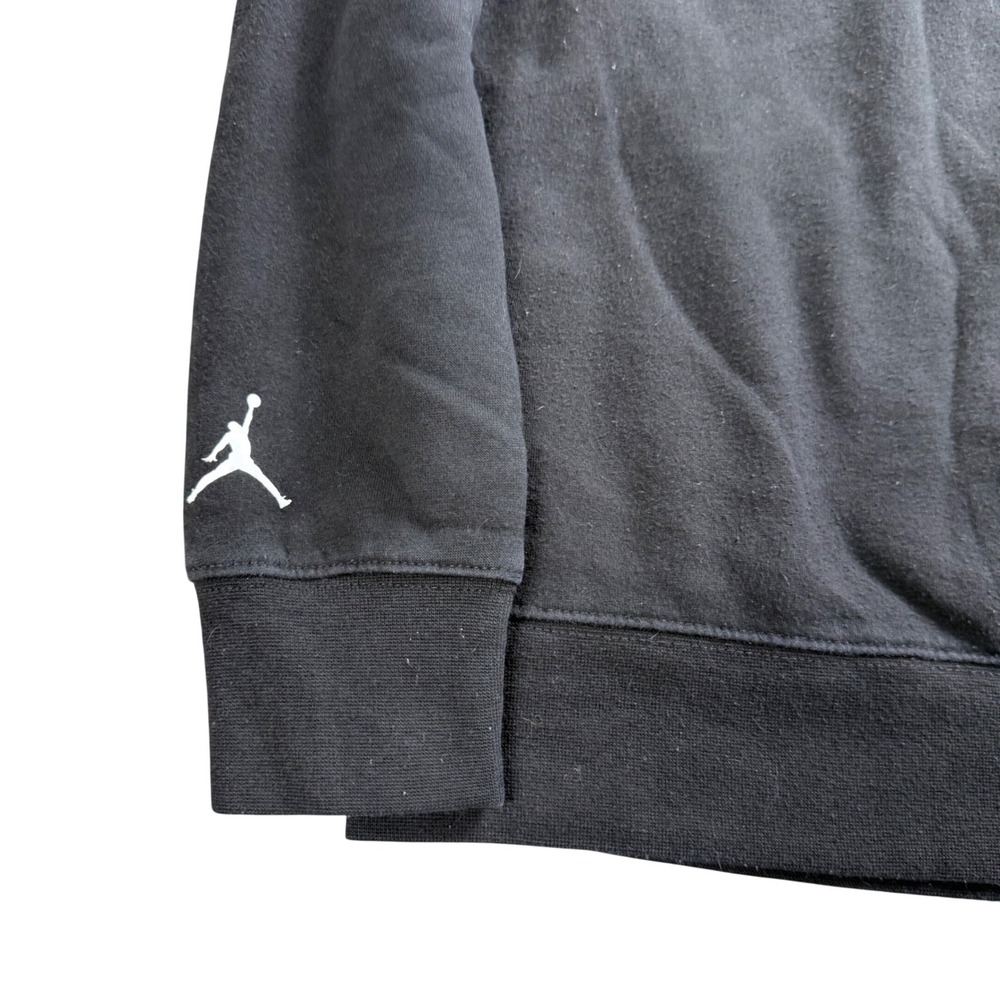 Nike Jordan Hoodie Boys Medium 10-12 Black Graphic Jumpman Pullover Sweatshirt - Picture 5 of 6